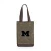 Michigan Wolverines 2 Bottle Insulated Wine Cooler Bag