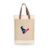 Houston Texans Jute 2 Bottle Insulated Wine Bag  