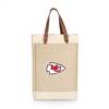 Kansas City Chiefs Jute 2 Bottle Insulated Wine Bag  