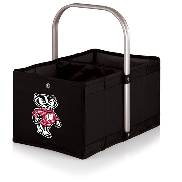 Wisconsin Badgers Collapsible Basket  Tote