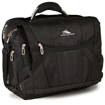 High Sierra TSA Messenger Black