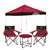 Arizona Cardinals Canopy Tailgate Bundle - Set Includes 9X9 Canopy, 2 Chairs and 1 Side Table