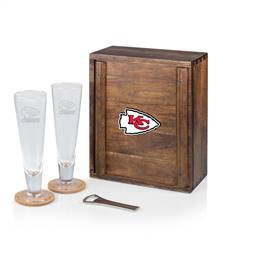 Kansas City Chiefs Pilsner Beer Glass Drink Set