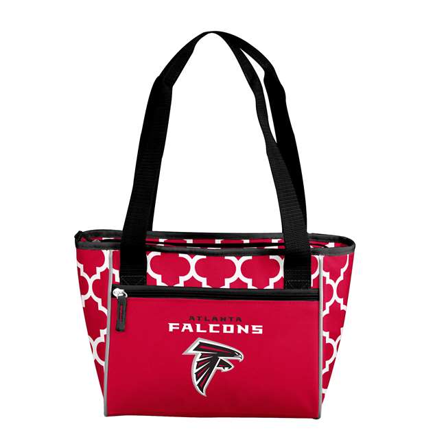 Atlanta Falcons Quatrefoil 16 Can Cooler Tote 83 - 16 Cooler Tote