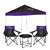 Baltimore Ravens Canopy Tailgate Bundle - Set Includes 9X9 Canopy, 2 Chairs and 1 Side Table