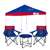 Buffalo Bills Canopy Tailgate Bundle - Set Includes 9X9 Canopy, 2 Chairs and 1 Side Table