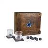 Dallas Cowboys Whiskey Box Drink Set