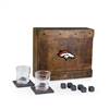 Denver Broncos Whiskey Box Drink Set