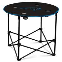 Carolina Panthers Round Folding Table with Carry Bag