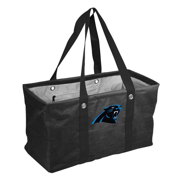 Carolina Panthers Crosshatch Picnic Tailgate Caddy Tote Bag