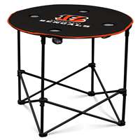 Cincinnati Bengals Round Folding Table with Carry Bag