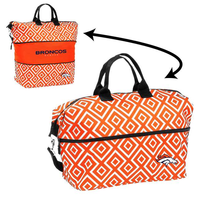 Denver Broncos Double Diamond Expandable Tote