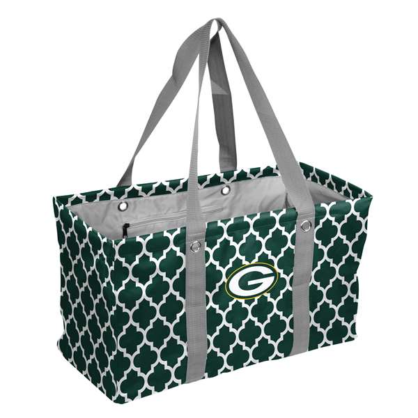 Green Bay Packers  Quatrefoil Picnic Cadddy Bag