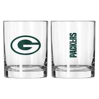 Green Bay Packers 14oz Gameday Rocks Glass