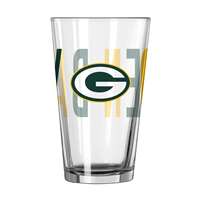 Green Bay Packers 16oz Overtime Pint Glass