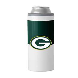 Green Bay Packers 12oz Colorblock Slim Can Coolie Coozie  