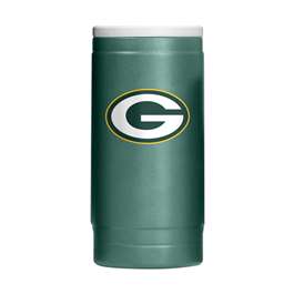 Green Bay Packers Flipside Powder Coat Slim Can Coolie