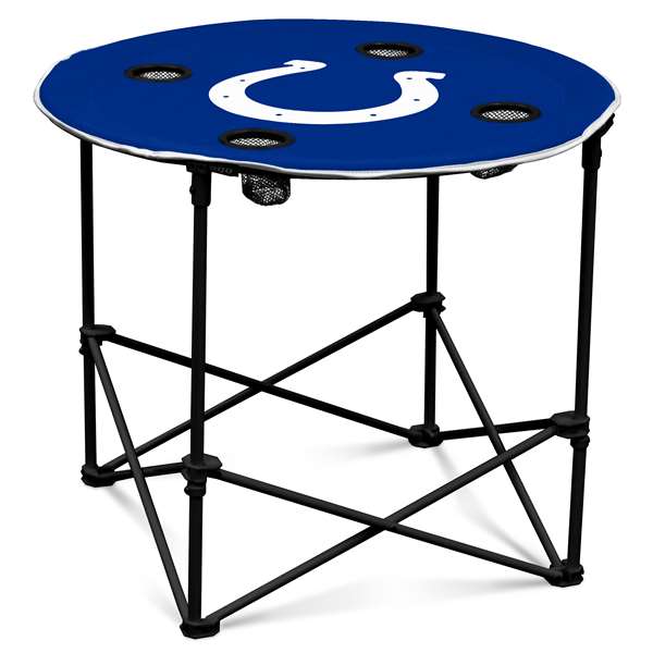 Indianapolis Colts Round Folding Table with Carry Bag