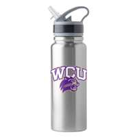 Western Carolina 25oz Logo Single Wall Flip Top Bottle