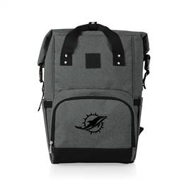 Miami Dolphins Roll Top Cooler Backpack