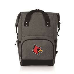 Louisville Cardinals Roll Top Backpack Cooler