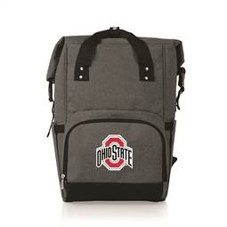 Ohio State Buckeyes Roll Top Backpack Cooler