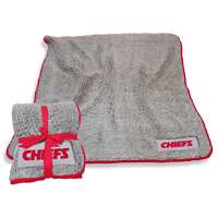 Kansas City Chiefs Frosty Fleece Blanket 50 X 60 inches