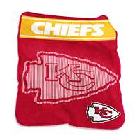 Kansas City Chiefs Large Raschel Throw Blanket 60X80 in.