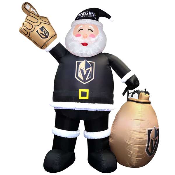 Las Vegas Hockey Golden Knights Inflatable Santa 7 Ft Tall