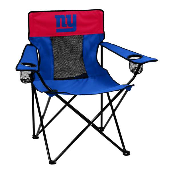 New York Giants Elite Folding Chair with Carry Bag