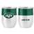 New York Jets Colorblock 16oz Stainless Curved Beverage