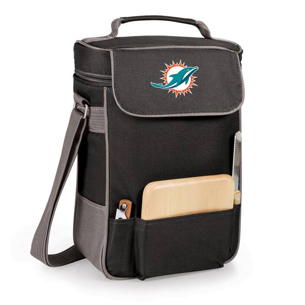 Miami Dolphins Insulated Wine Cooler & Cheese Set