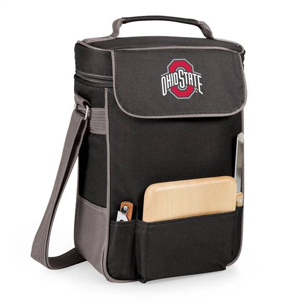 Ohio State Buckeyes Insulated Wine Cooler & Cheese Set