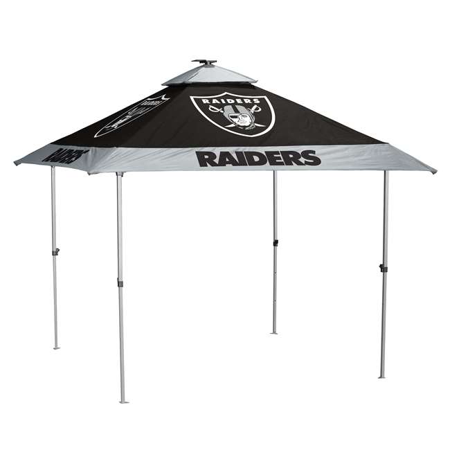 Oakland Raiders  10 X 10 Pagoda Canopy Shelter Tailgate Tent