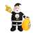 Pittsburgh Steelers Inflatable Santa 7 Ft Tall  42