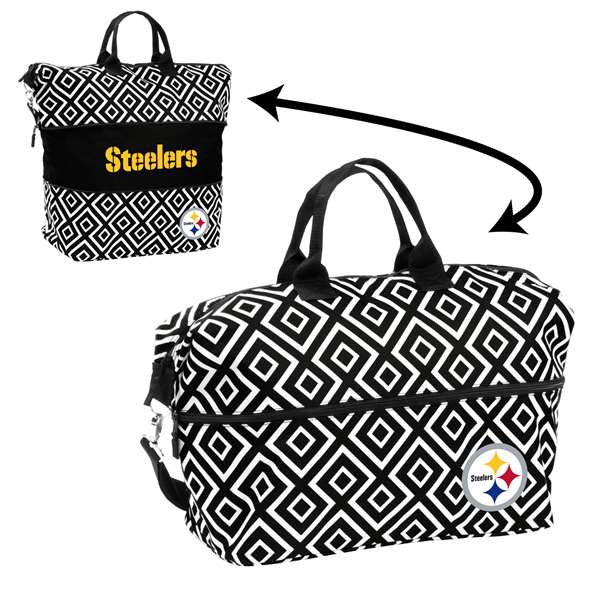 Pittsburgh Steelers Double Diamond Expandable Tote