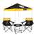 Pittsburgh Steelers Canopy Tailgate Bundle - Set Includes 9X9 Canopy, 2 Chairs and 1 Side Table