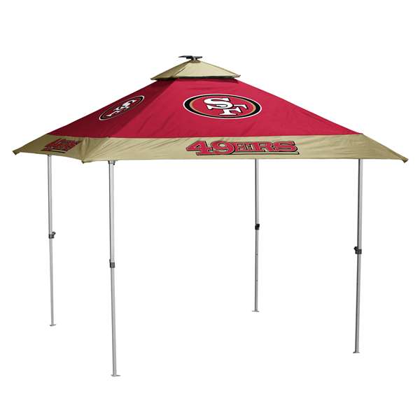 San Francisco 49ers 10 X 10 Pagoda Canopy Tailgate Tent