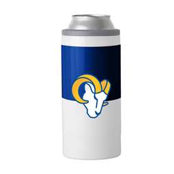 Los Angeles Rams 12oz Colorblock Slim Can Coolie Coozie