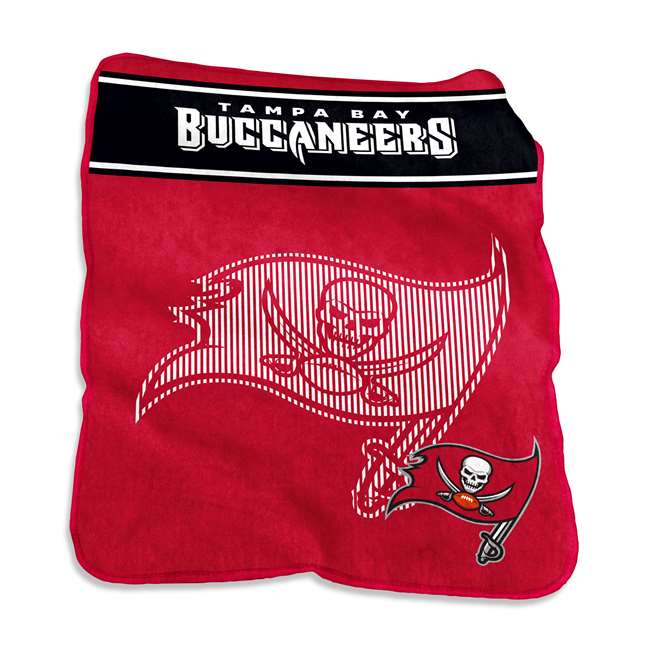 Tampa Bay Buccaneers Large Raschel Throw Blanket 60X80 in.