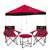 Tampa Bay Buccaneers Canopy Tailgate Bundle - Set Includes 9X9 Canopy, 2 Chairs and 1 Side Table