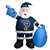 Tennessee Titans Santa Clause Yard Inflatable 7 Ft Tall  99