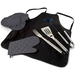 Carolina Panthers BBQ Apron Grill Set  