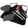 Illinois Fighting Illini BBQ Apron Grill Set  