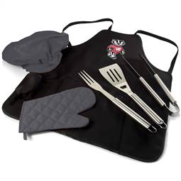 Wisconsin Badgers BBQ Apron Grill Set  