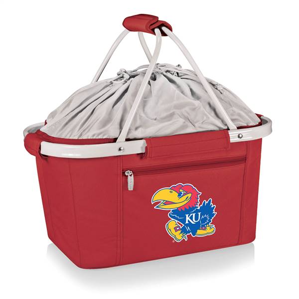 Kansas Jayhawks Collapsible Basket Cooler  