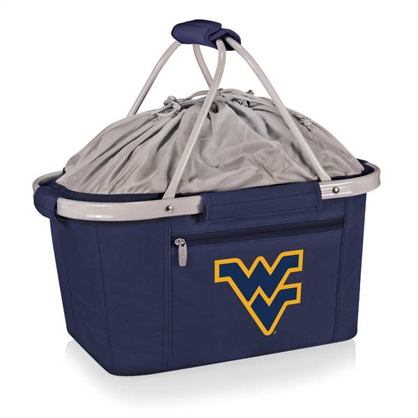 West Virginia Mountaineers Collapsible Basket Cooler
