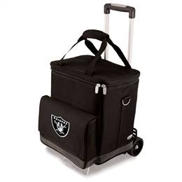 Las Vegas Raiders 6-Bottle Wine Cooler with Trolley