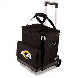 Los Angeles Rams 6-Bottle Wine Cooler with Trolley