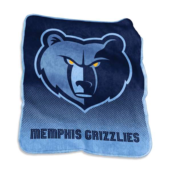 Memphis Grizzlies Raschel Throw Fleece Blanket